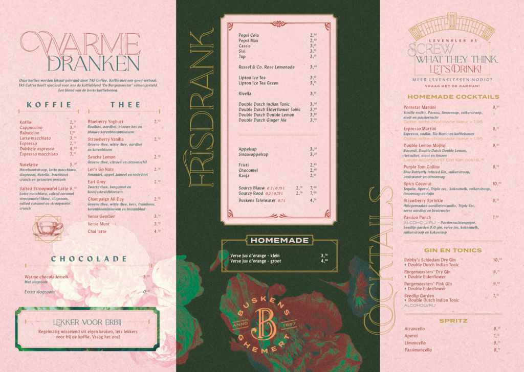 Buskens drankkaart 2024 - 2